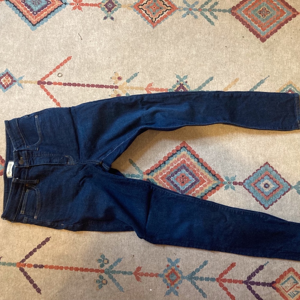 Madewell Curvy High Rise Skinny Jeans Orland Wash- Tencil blend